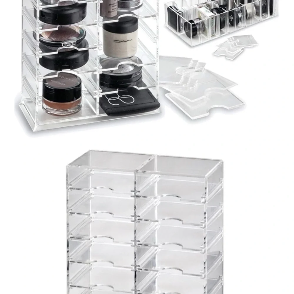 Clear Acrylic Makeup Organizer